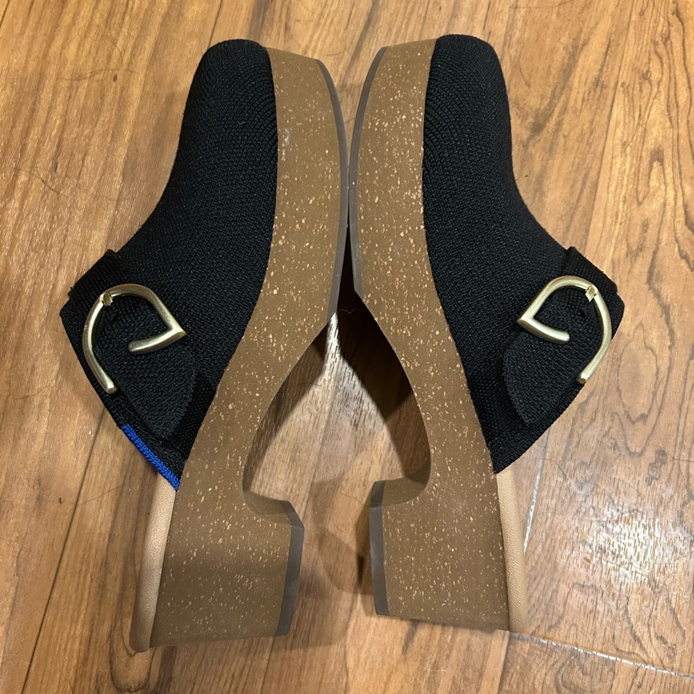 Rothy’s Soft Black Buckle Clog - Picture 3 of 6